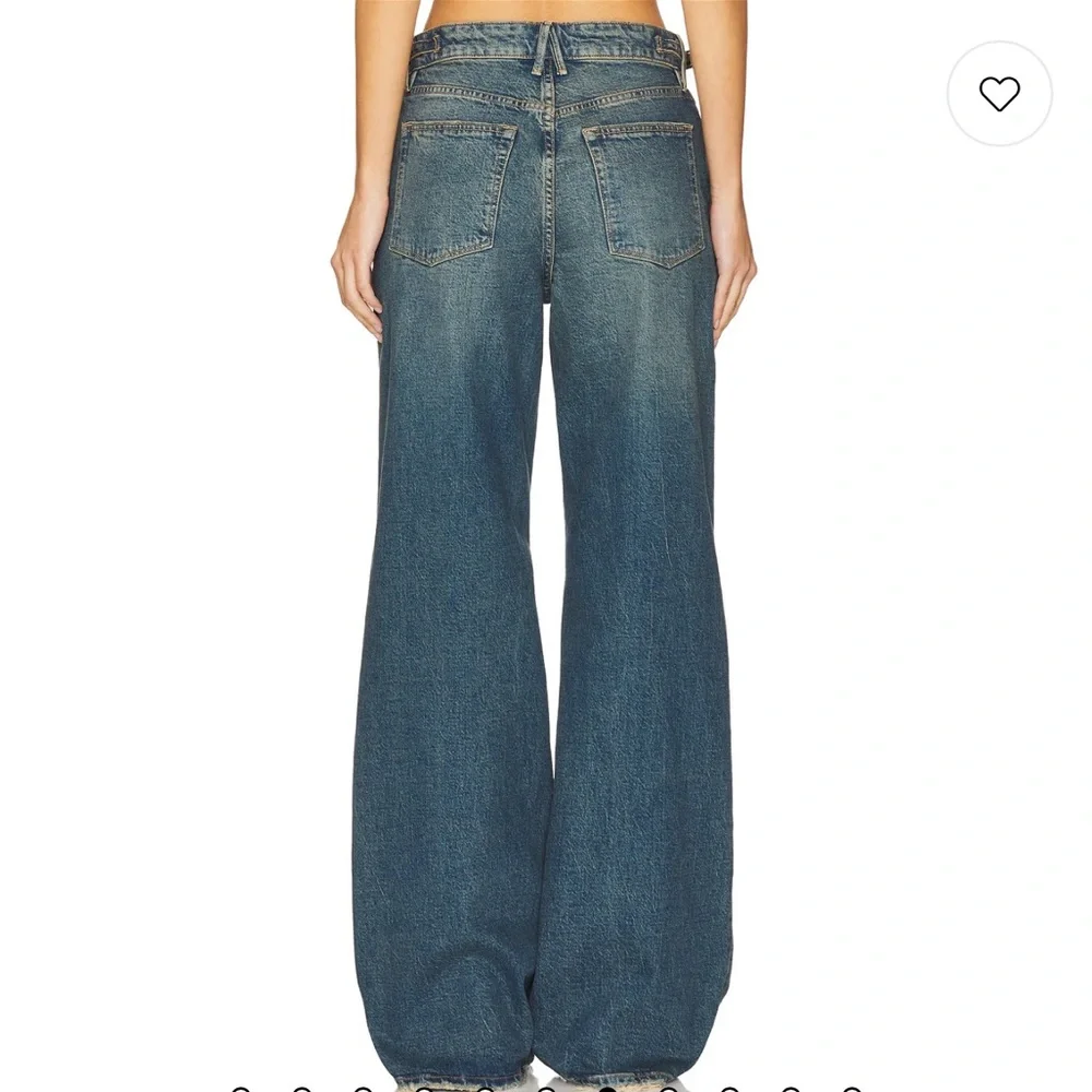 NWT Good American Good Ease Mid Rise Jean Relaxed Fit High Rise 34” Inseam 4/27 - Picture 8 of 16